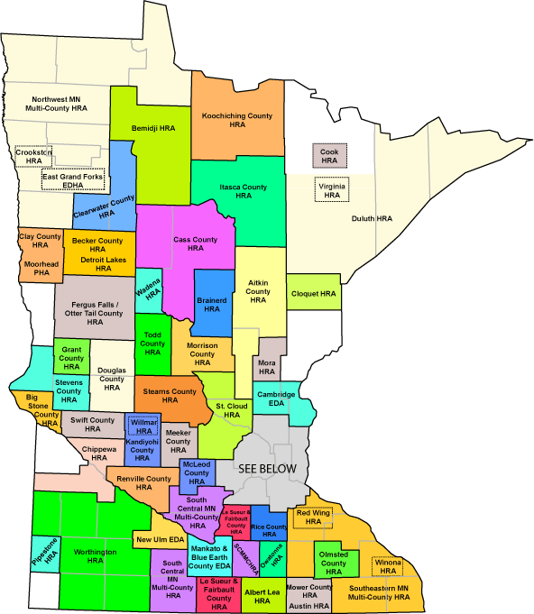 Greater MN Map